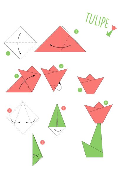 tulipe - origami